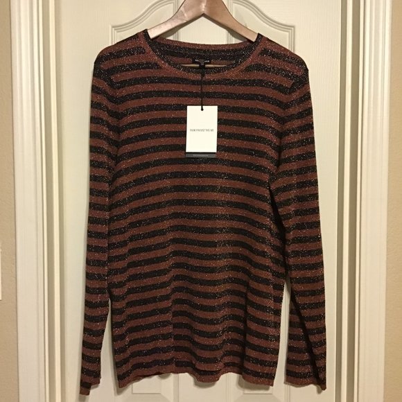 Striped Metallic Sweater by Who What Wear - Picture 3 of 7